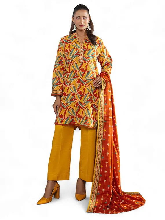 GulAhmed Printed Embroidered Khaddar Collection 2026