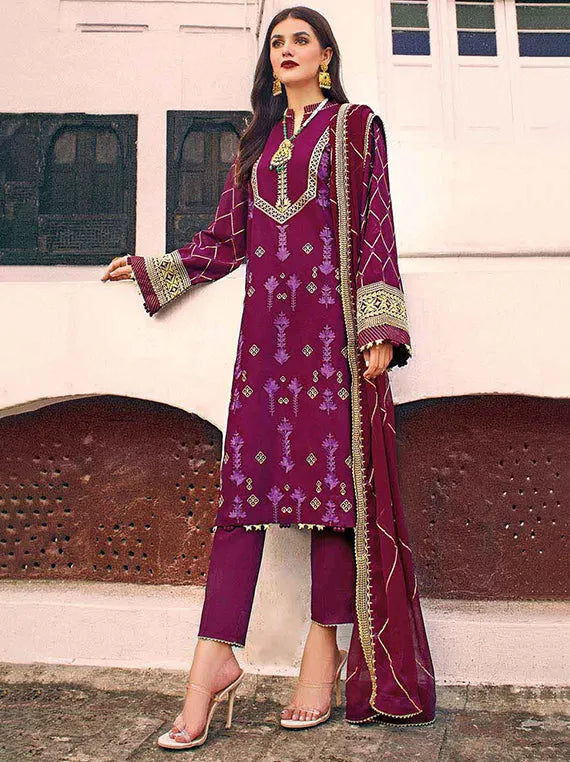 Gul Ahmed Premium Luxe Collection 2025 (PM-12007)