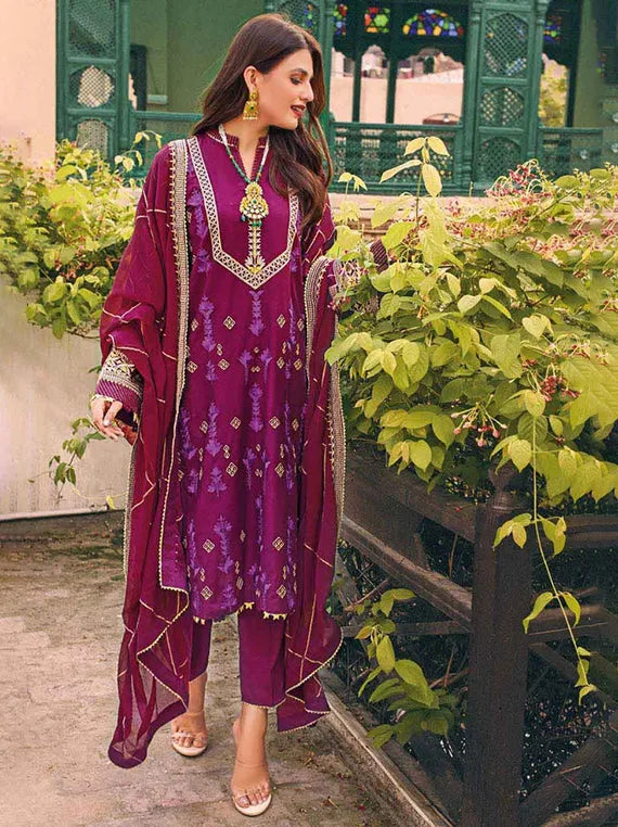 Gul Ahmed Premium Luxe Collection 2025 (PM-12007)