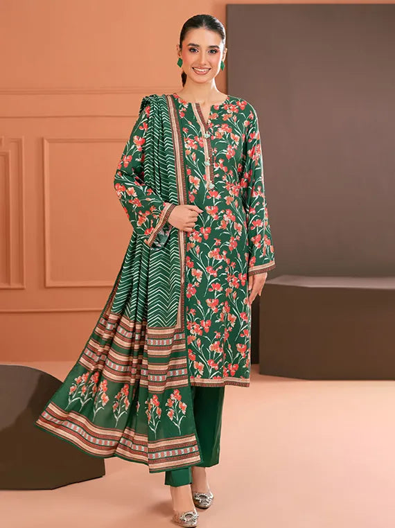 Gul Ahmed Printed Linen Collection 2025 (LT52033)