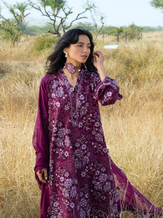 Gul Ahmed The Poetry Of Luxury Lawn Collection 2026 (LSV62001)