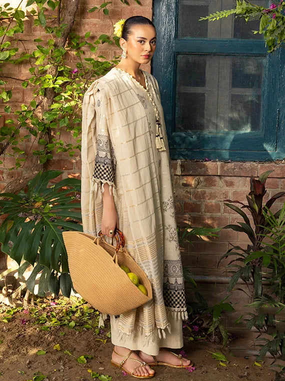 Gul Ahmed Threads of Grandeur Jacquard Collection 2025 (SP52091)