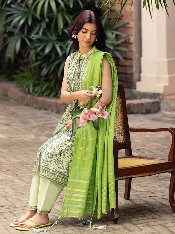 Gul Ahmed Threads of Grandeur Jacquard Collection 2025 (SP52093)