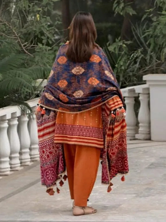 Gul Ahmed Winter Essentials Khaddar Collection 2025 (K-52038)