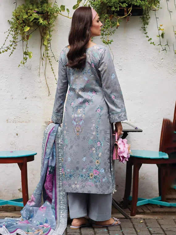 Gulaal Luxury Lawn Collection 2025 Vol-01 (09-Carla)