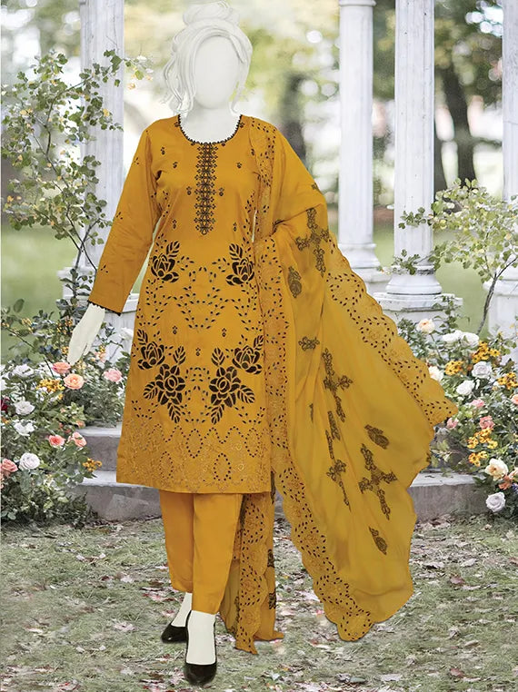 Gulaboo Embroidered Viscose Collection 2025 by ABC (D-07)