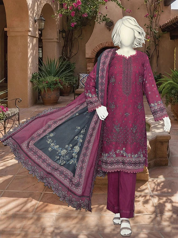 HAREEM by ABC Fancy Zari Lawn Collection 2026 (D-03)