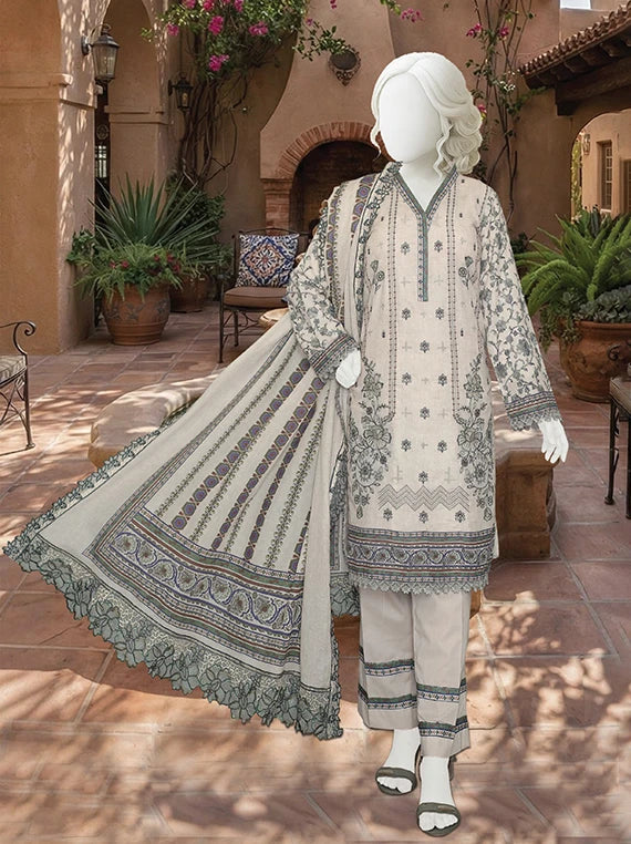 HAREEM by ABC Fancy Zari Lawn Collection 2026 (D-05)
