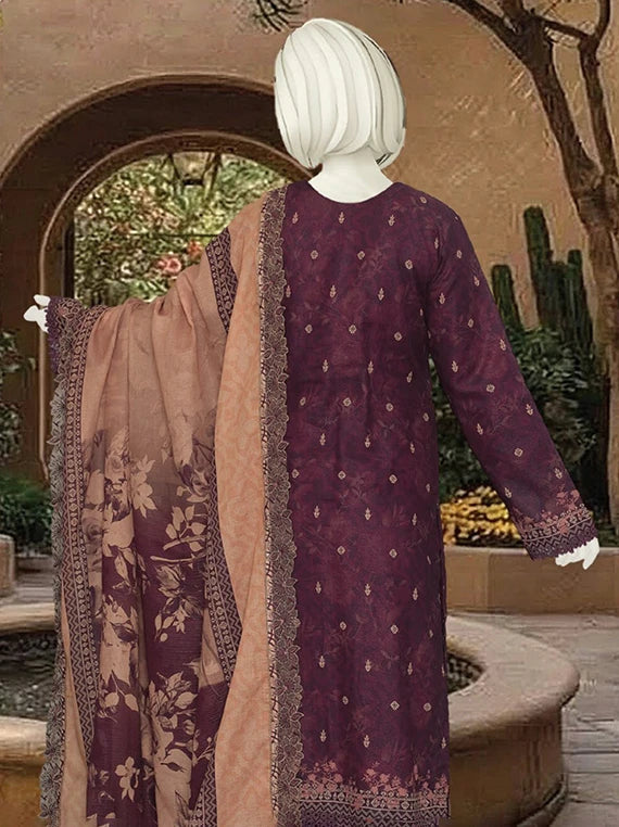 HAREEM by ABC Fancy Zari Lawn Collection 2026 (D-06)