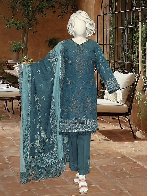 HAREEM by ABC Fancy Zari Lawn Collection 2026 (D-07)