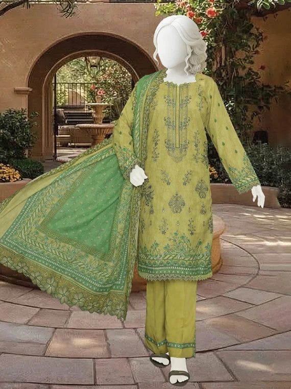 HAREEM Printed Embroidered Lawn Collection 2026 By ABC (D-02)