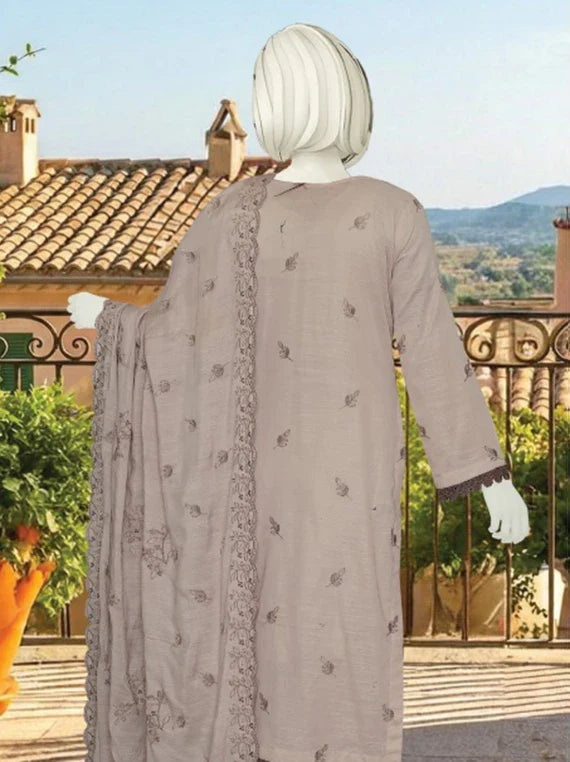 HAYAT Embroidered Slub Lawn Collection 2026 By ABC (D-04)