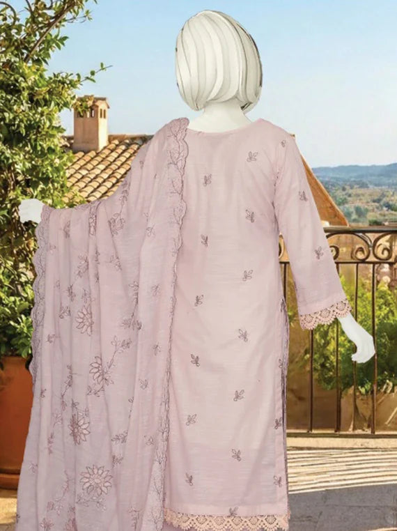 HAYAT Embroidered Slub Lawn Collection 2026 By ABC (D-06)