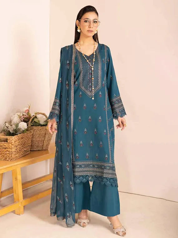 Hania Karandi Lawn Collection 2025 By Noor E Fajar (KR-191)
