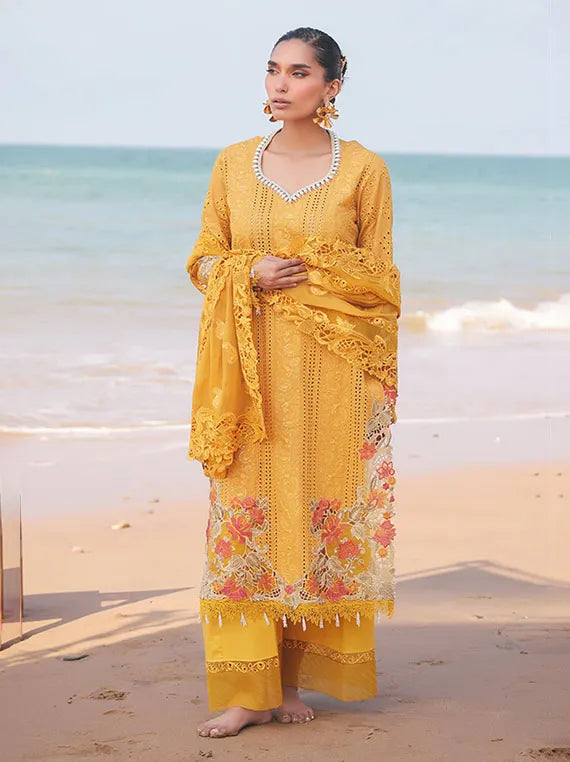 Hania Luxury Lawn Collection 2025 By Imrozia (SL-78-A-Havia)