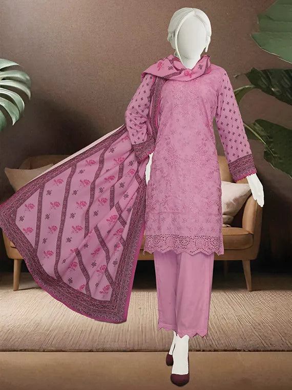 Haya Embroidered Printed Karandi Collection 2025 by ABC (D-05)