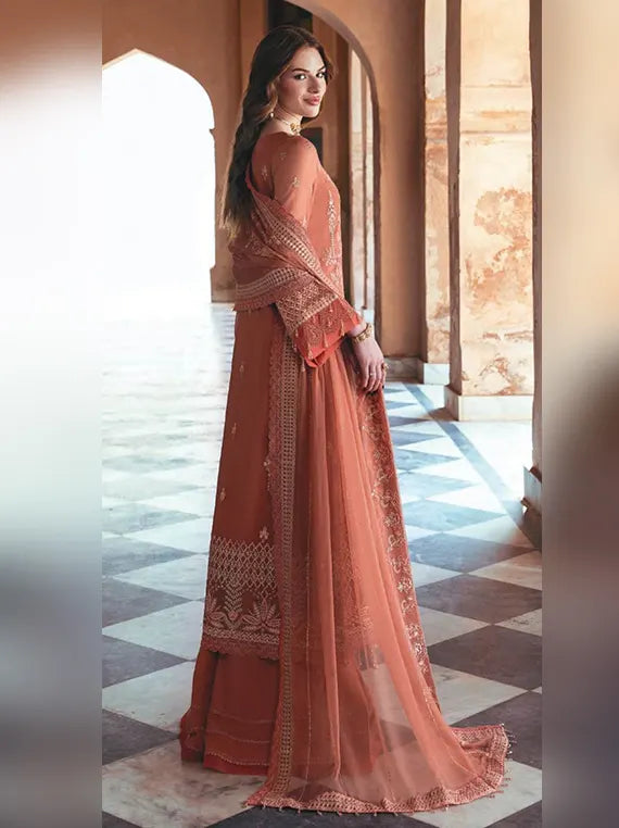 Hayat by Razab Unstitched Bamber Embroidered Chiffon Collection'26 (HYT-4057)