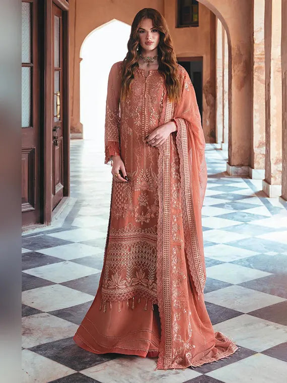 Hayat by Razab Unstitched Bamber Embroidered Chiffon Collection'26 (HYT-4057)