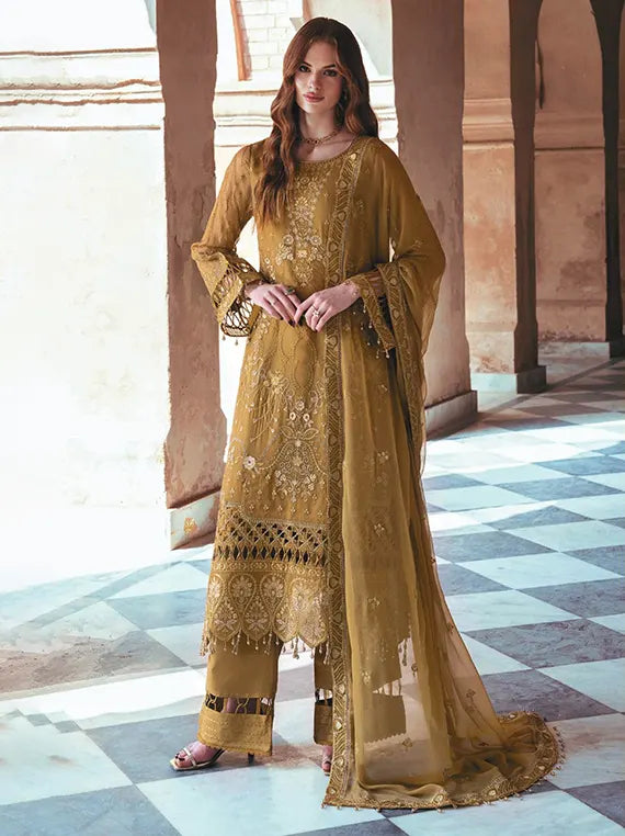 Hayat by Razab Unstitched Bamber Embroidered Chiffon Collection'26 (HYT-4059)