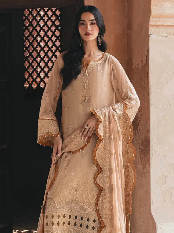 Hayat by Razab Unstitched Bamber Embroidered Chiffon Collection'26 (HYT-4062)