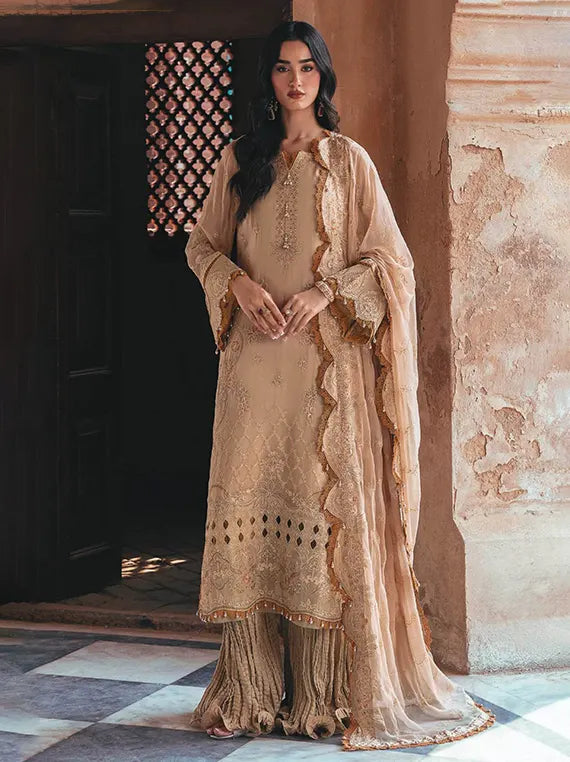 Hayat by Razab Unstitched Bamber Embroidered Chiffon Collection'26 (HYT-4062)