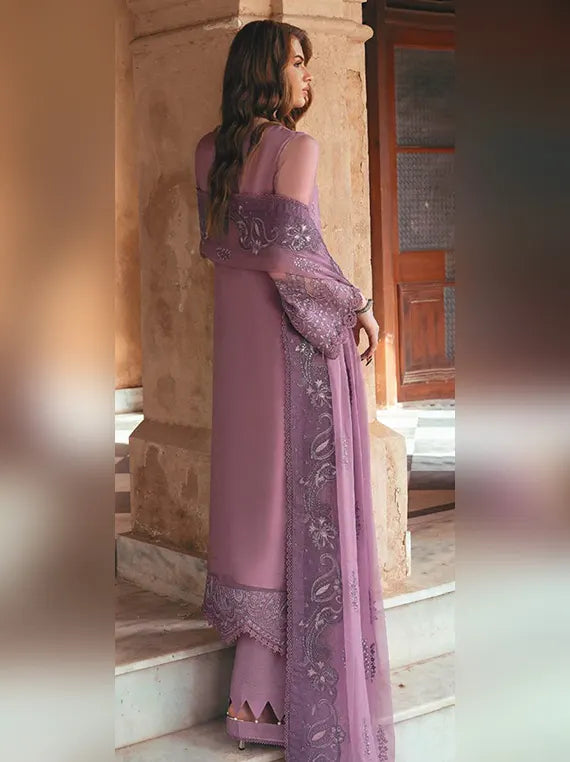 Hayat by Razab Unstitched Bamber Embroidered Chiffon Collection'26 (HYT-4063)