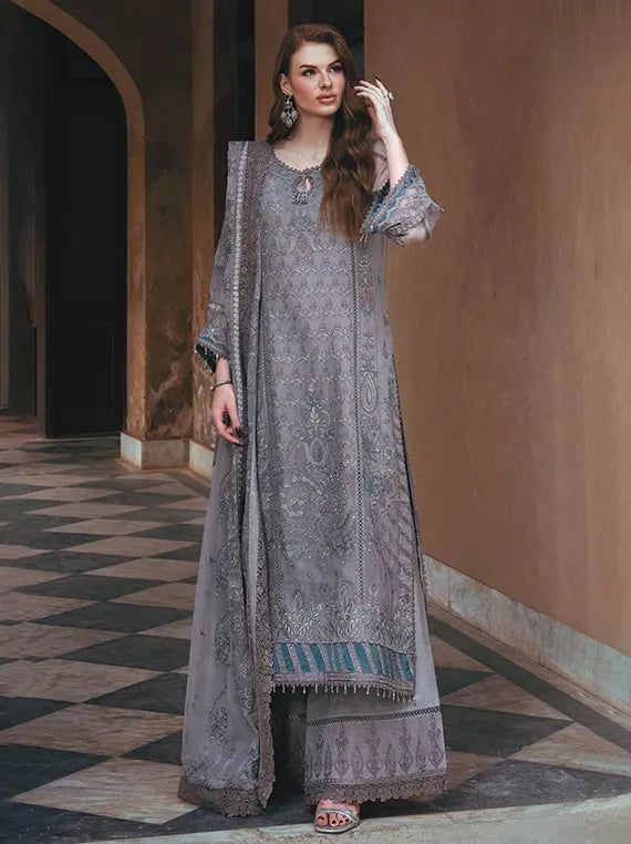 Hayat by Razab Unstitched Bamber Embroidered Chiffon Collection'26