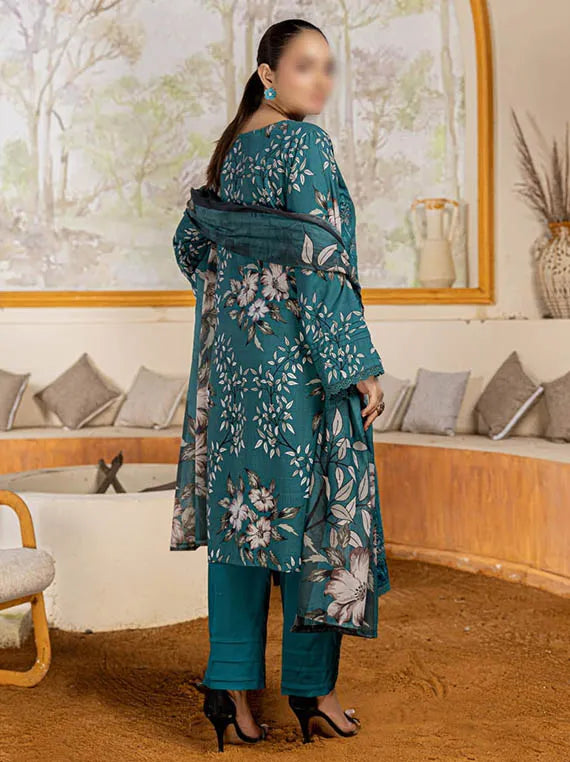 Hazel by Fantak Embroidered Staple Slub Collection 2025 (D-04)