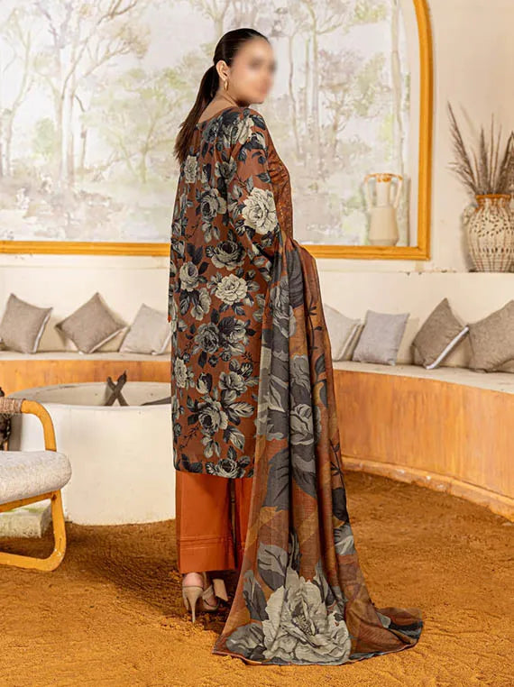 Hazel by Fantak Embroidered Staple Slub Collection 2025 (D-05)
