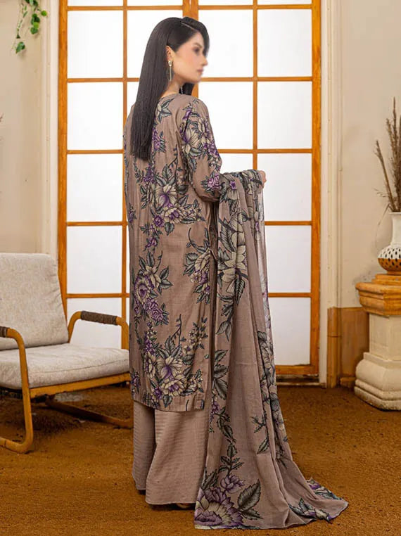 Hazel by Fantak Embroidered Staple Slub Collection 2025 (D-07)