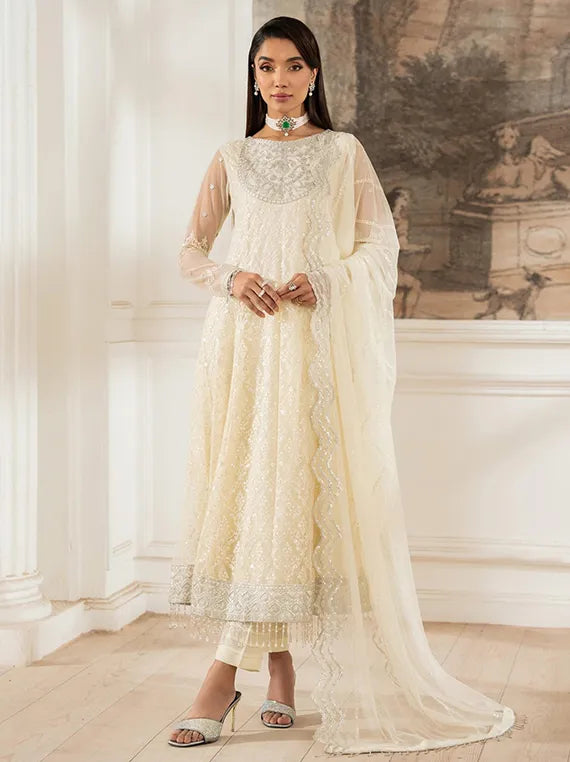 Heer Embroidered Net Collection 2025 by Zarif (ZHF-03)