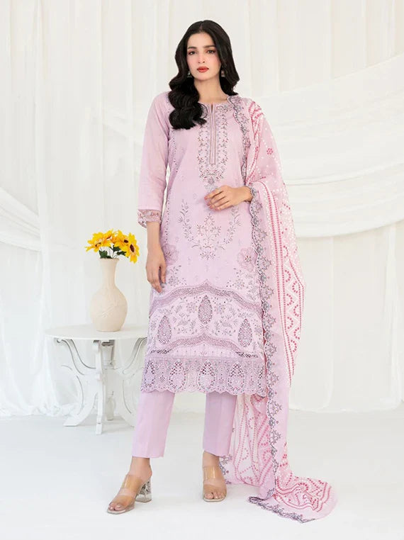 Heleia by Tawakkal Fabrics EMB Lawn Collection 2026 (D-3019)