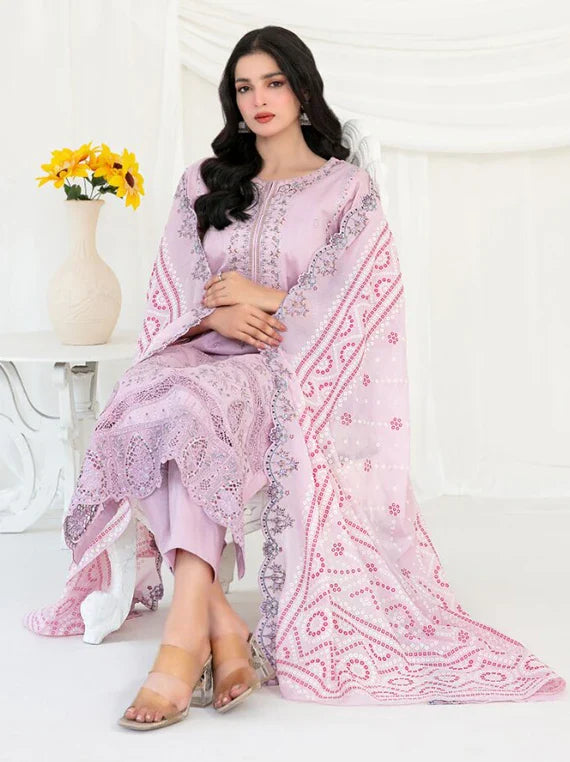 Heleia by Tawakkal Fabrics EMB Lawn Collection 2026 (D-3019)