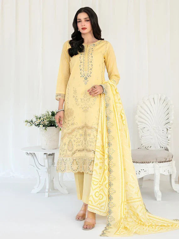 Heleia by Tawakkal Fabrics EMB Lawn Collection 2026 (D-3020)