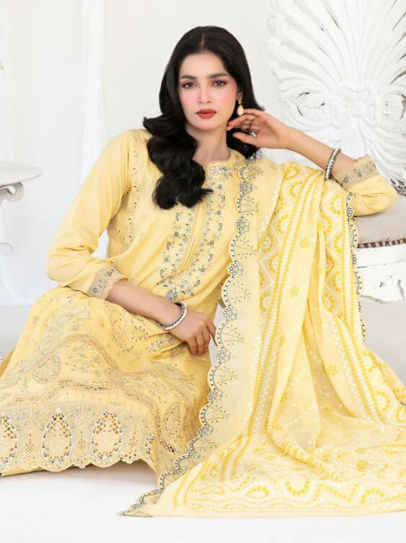 Heleia by Tawakkal Fabrics EMB Lawn Collection 2026 (D-3020)