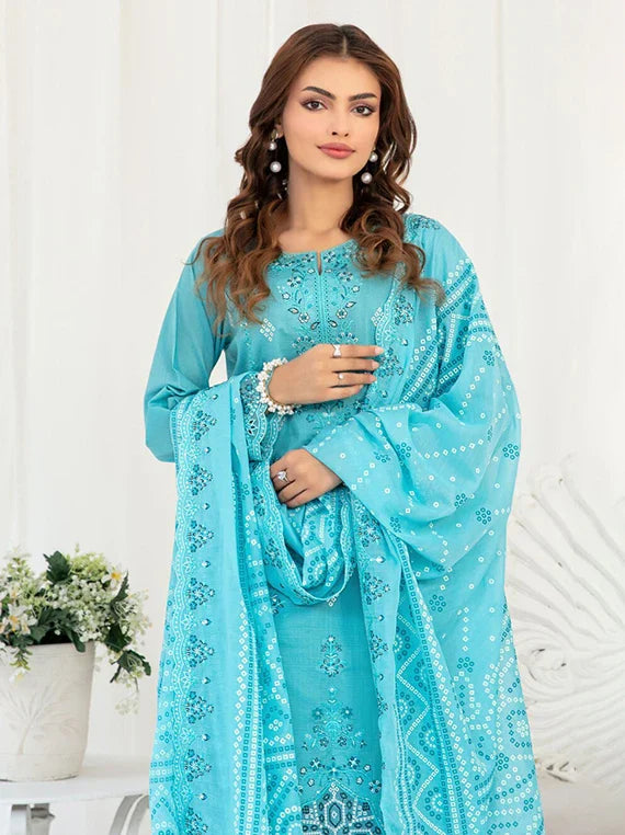 Heleia by Tawakkal Fabrics EMB Lawn Collection 2026 (D-3022)