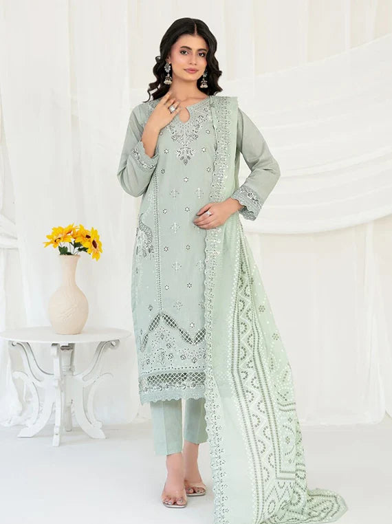 Heleia by Tawakkal Fabrics EMB Lawn Collection 2026 (D-3023)