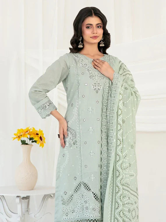 Heleia by Tawakkal Fabrics EMB Lawn Collection 2026 (D-3023)
