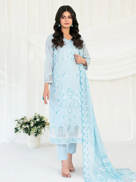 Heleia by Tawakkal Fabrics EMB Lawn Collection 2026 (D-3025)
