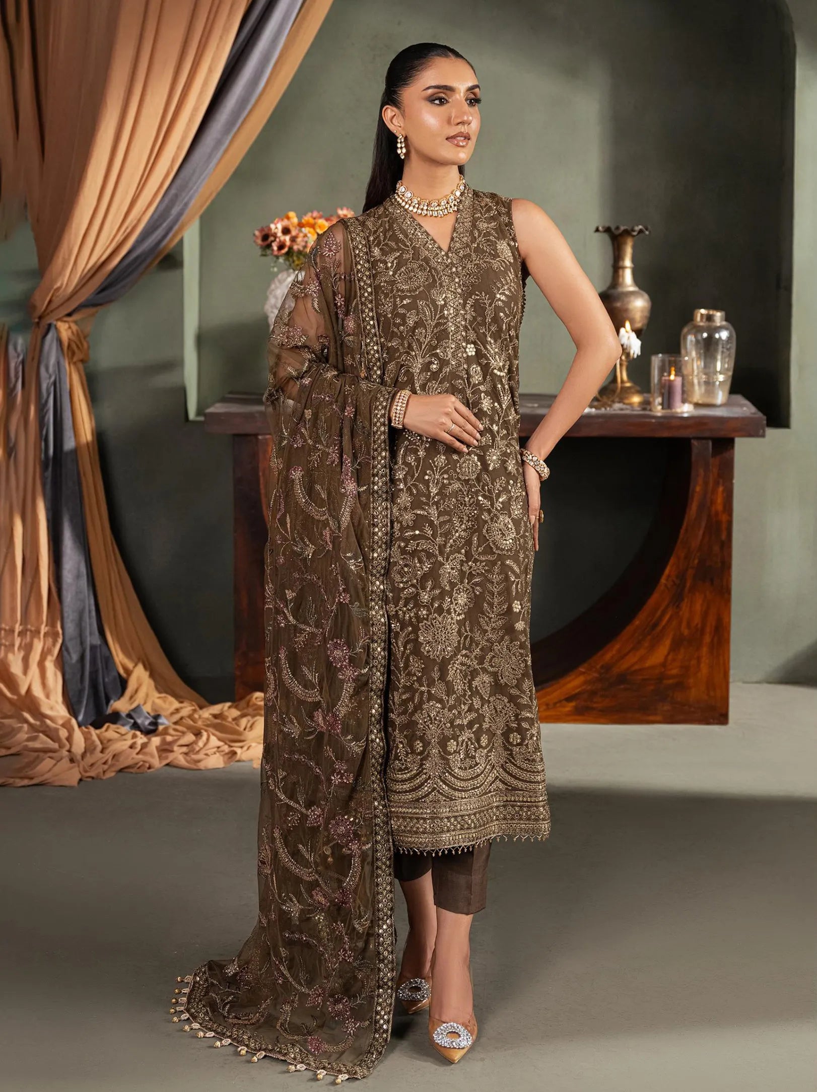 Heritage luxury Formal Collection 2024 By Zarif (06-ZHALAY)