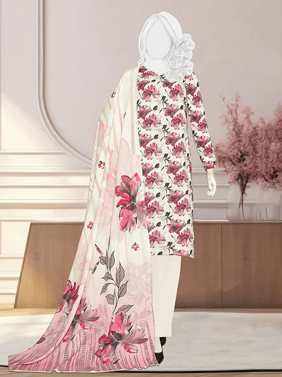 Hooria Printed Bana Dorra Collection 2025 by ABC (D-01)