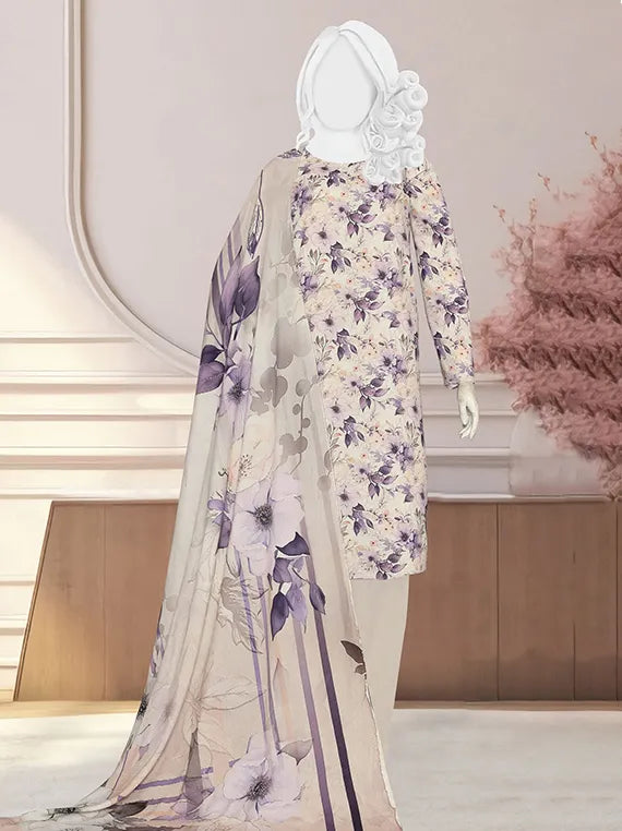 Hooria Printed Bana Dorra Collection 2025 by ABC (D-03)
