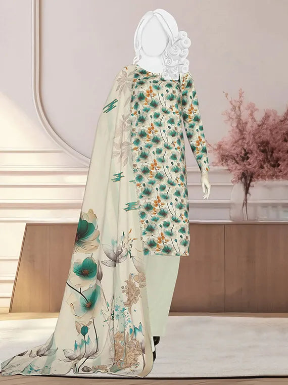 Hooria Printed Bana Dorra Collection 2025 by ABC (D-08)