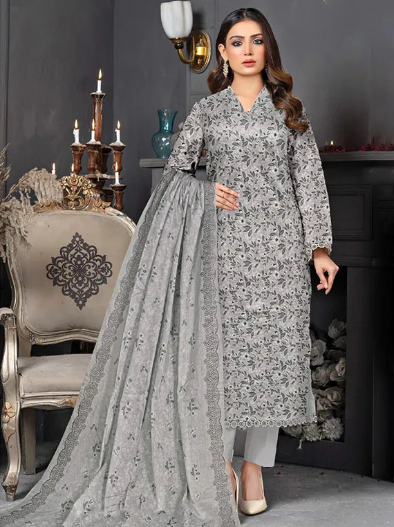 Hum Dum Printed Summer Lawn Collection 2025 Vol-535 (D-03)