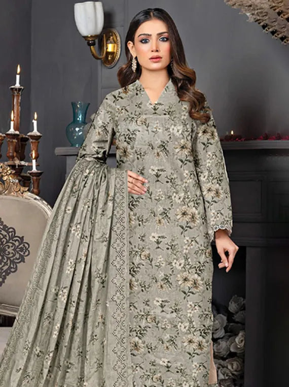 Hum Dum Printed Summer Lawn Collection 2025 Vol-535 (D-07)