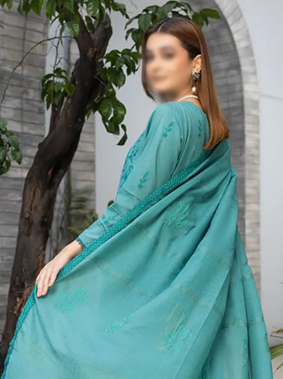 Husn E Jahan Embroidered Karandi Collection 2025 by Fantak (D-03)