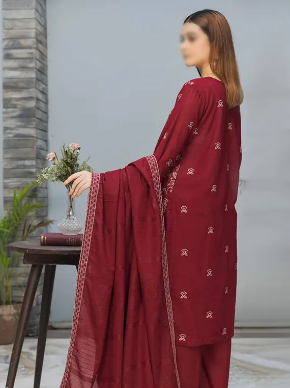 Husn E Jahan Embroidered Karandi Collection 2025 by Fantak (D-04)