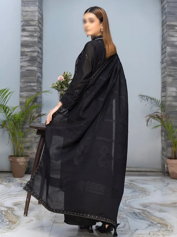 Husn E Jahan Embroidered Karandi Collection 2025 by Fantak (D-05)