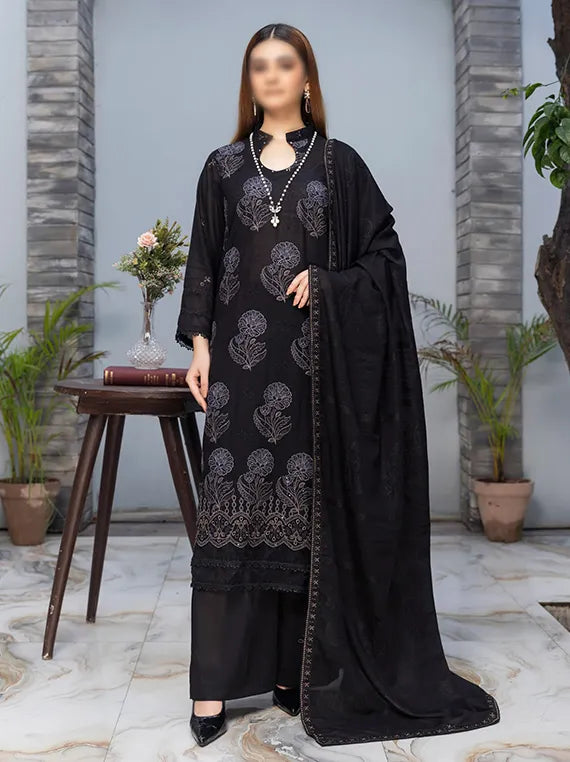Husn E Jahan Embroidered Karandi Collection 2025 by Fantak (D-05)