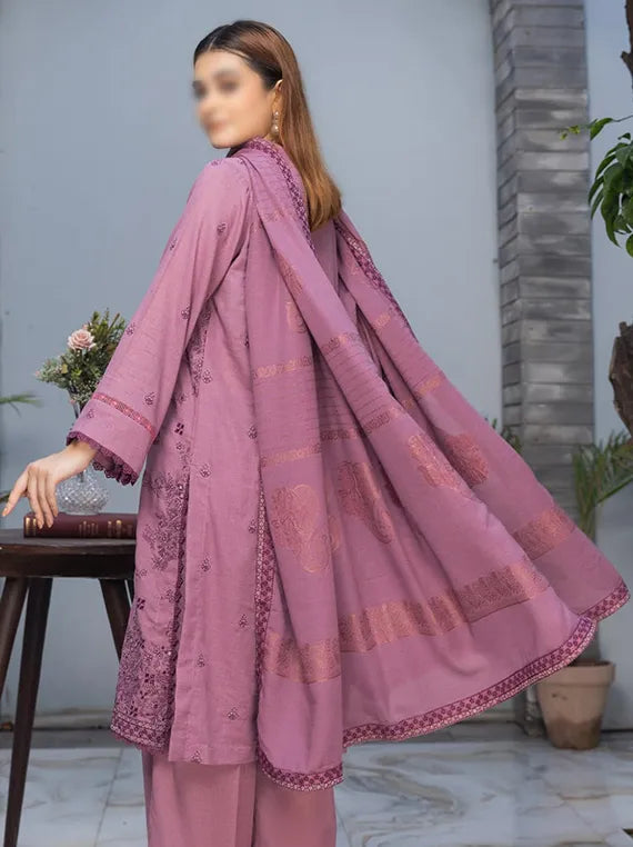Husn E Jahan Embroidered Karandi Collection 2025 by Fantak (D-06)